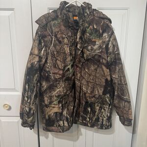 Habit Insulated Mossy Oak Breakup Camo Hunting  Coat Medium